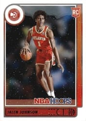 2021-22 Hoops Winter Base Set Jalen Johnson #213 card