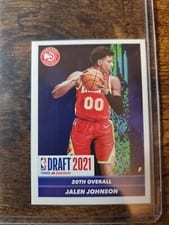 2021-22 Panini NBA Sticker & Card Collection Base Set Jalen Johnson #101 card