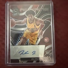2021-22 Panini Spectra Aspiring Autographs Jalen Johnson #AA-JJN