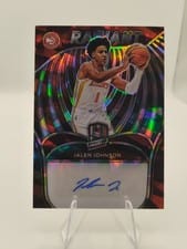 2021-22 Panini Spectra Radiant Signatures Jalen Johnson #RSI-JJO card