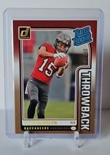 2024 Donruss Rated Rookies Throwback Jalen McMillan #5 card