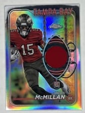 2024 Topps Chrome Topps Chrome Rookie Relics Jalen McMillan #CRR-JMC card