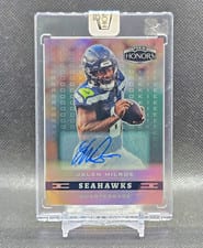 Jalen Milroe 2025 Panini Honors 2002 Honors Rookies Signatures card