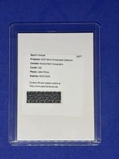 2025 Panini Immaculate Rookie Patch Autographs Jalen Milroe #108 card