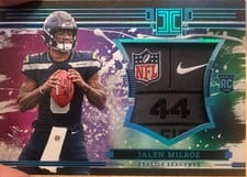 2025 Panini Impeccable RC Logo Patches Jalen Milroe #3 card