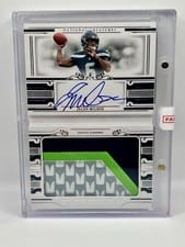 2025 Panini National Treasures Rookie Material Signatures RPS Triple Jalen Milroe #8 card