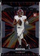 2025 Panini Prizm Draft Picks Brilliance Jalen Milroe #9 card