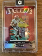 2025 Panini Prizm Draft Picks On Campus Jalen Milroe #11 card