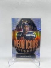 2025 Panini Select Neon Icons Jalen Milroe #23 card