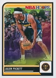 2023-24 Hoops Haunted Hoops Base Set Jalen Pickett #179 card