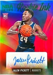 2023-24 Hoops Rookie Ink Jalen Pickett #RI-PIK card