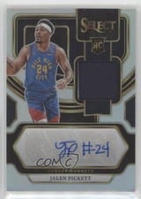 2023-24 Panini Select Rookie Jersey Autographs Jalen Pickett #RJ-PKT card