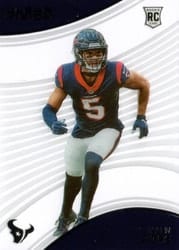 2022 Panini Chronicles Clear Vision Rookies Jalen Pitre #CVR-23 card