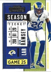 2020 Panini Contenders Base Set Jalen Ramsey #54 card