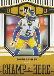 2022 Donruss Champ is Here Jalen Ramsey #CIH-8 card
