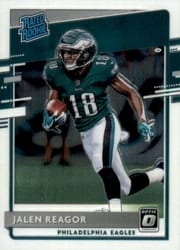 2020 Donruss Optic Base Set Jalen Reagor #165 card