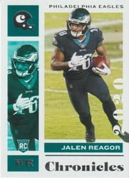 2020 Panini Chronicles Base Set Jalen Reagor #77 card