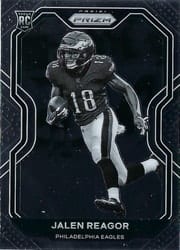 2020 Panini Prizm Base Set Jalen Reagor #342 card