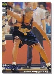 1995-96 Collector's Choice Base Set Jalen Rose #268 card