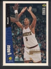 1996-97 Collector's Choice Base Set Jalen Rose #258 card