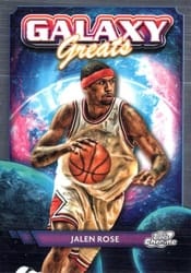 2023-24 Topps Chrome Cosmic Galaxy Greats Jalen Rose #GG-22 card