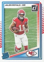 2025 Donruss Base Set Jalen Royals #321 card