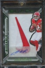 2025 Panini Black Sizeable Signatures Rookie Jersey Jalen Royals #20 card