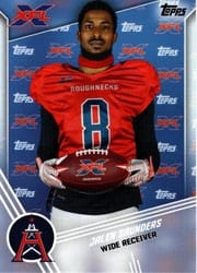 2020 Topps XFL Base Set Jalen Saunders #147 card