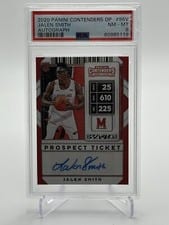 2020 Panini Contenders Draft Picks Jalen Smith #96V card
