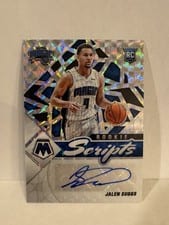 2021-22 Panini Mosaic Rookie Scripts Jalen Suggs #RS-JSU card