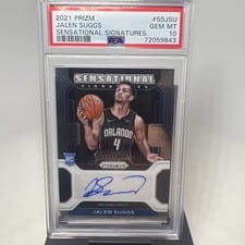 2021-22 Panini Prizm Sensational Signatures Jalen Suggs #SS-JSU card