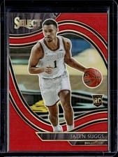 2021 Panini Chronicles Draft Picks Jalen Suggs Red #278 card