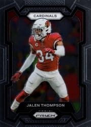 2023 Panini Prizm Base Set Jalen Thompson #8 card