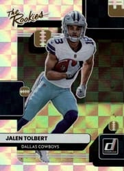 2022 Donruss The Rookies Jalen Tolbert #TR-30 card