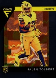 2022 Panini Chronicles Flux Rookies Jalen Tolbert #FX-15 card