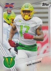 2020 Topps XFL Base Set Jalen Tolliver #77 card