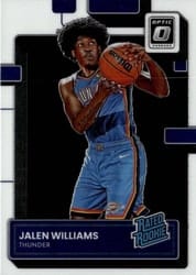 2022-23 Donruss Optic Base Set Jalen Williams #235 card