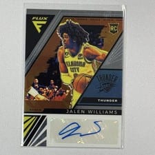 2022-23 Panini Flux Flux Rookie Signatures Jalen Williams #FRS-JLW card