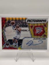 2022-23 Panini Mosaic Pictographs Mosaic Jalen Williams #PM-WIL card