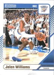 2024-25 Donruss Base Set Jalen Williams #20 card