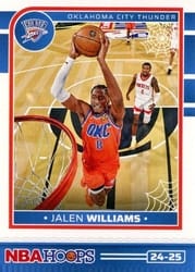 2024-25 Haunted Hoops Base Haunted Hoops Jalen Williams #66 card