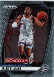 2024-25 Panini Prizm Monopoly Base Set Jalen Williams #81 card