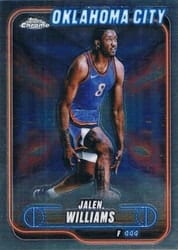 2024-25 Topps Chrome Base Set Jalen Williams #63 card
