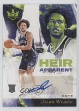 2023-24 Panini Court Kings Heir Apparent Autographs Jalen Wilson #HA-JAL card