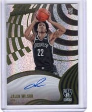 2023-24 Panini Revolution Rookie Autographs Jalen Wilson #3 card