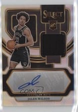 2023-24 Panini Select Rookie Jersey Autographs Jalen Wilson #RJ-WIL card