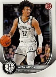 2025-26 Bowman Base Set Jalen Wilson #60 card