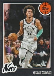 2025-26 Topps 1980-81 Topps Basketball Jalen Wilson #80BK-9 card