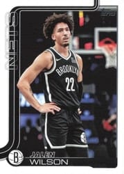 2025-26 Topps Base Set Jalen Wilson #12 card