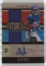 2023 Panini Legacy Futures Dual Patch Autographs Silver Jalin Hyatt #FDA-23 card